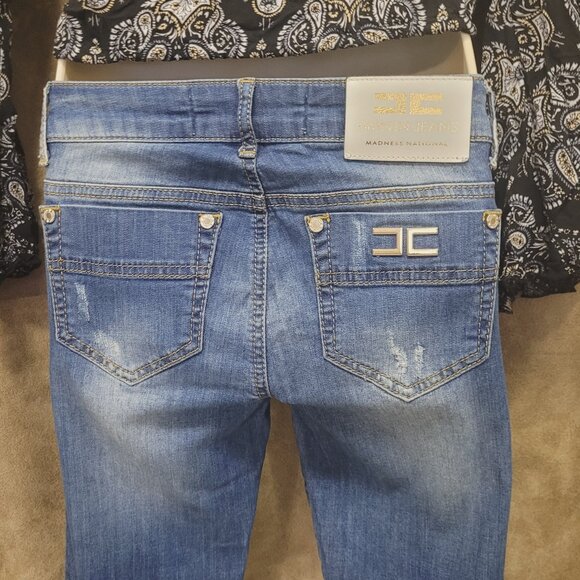 Cuffed jeweled Jeans - Picture 4 of 5